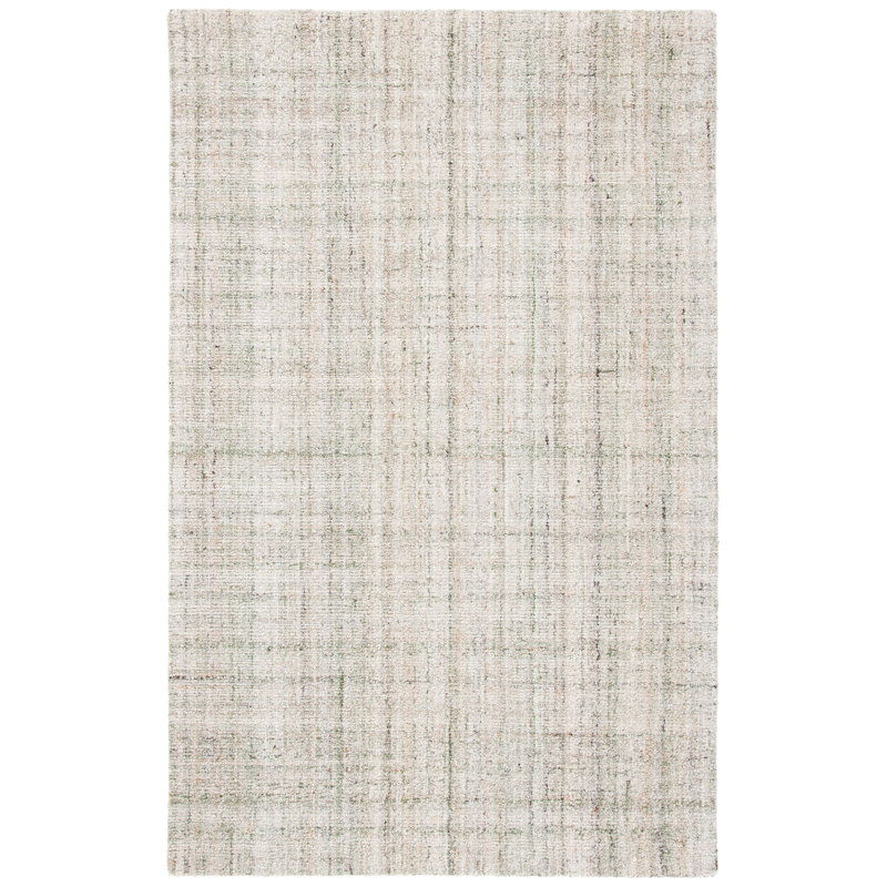 Abstract Hand Tufted Performance Rug, Rectangle 4' x 6'