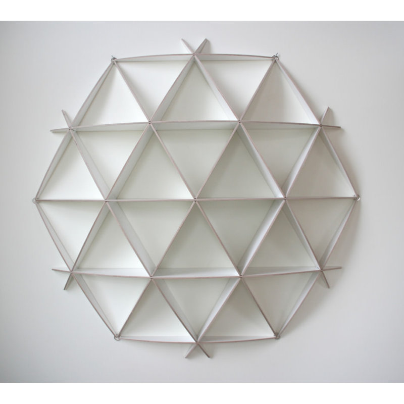4 Piece Cube Shelf, White, 132cm H x 132cm W x 30cm D