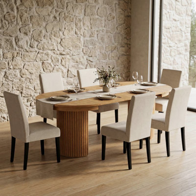 Linen Blend Dining Chair