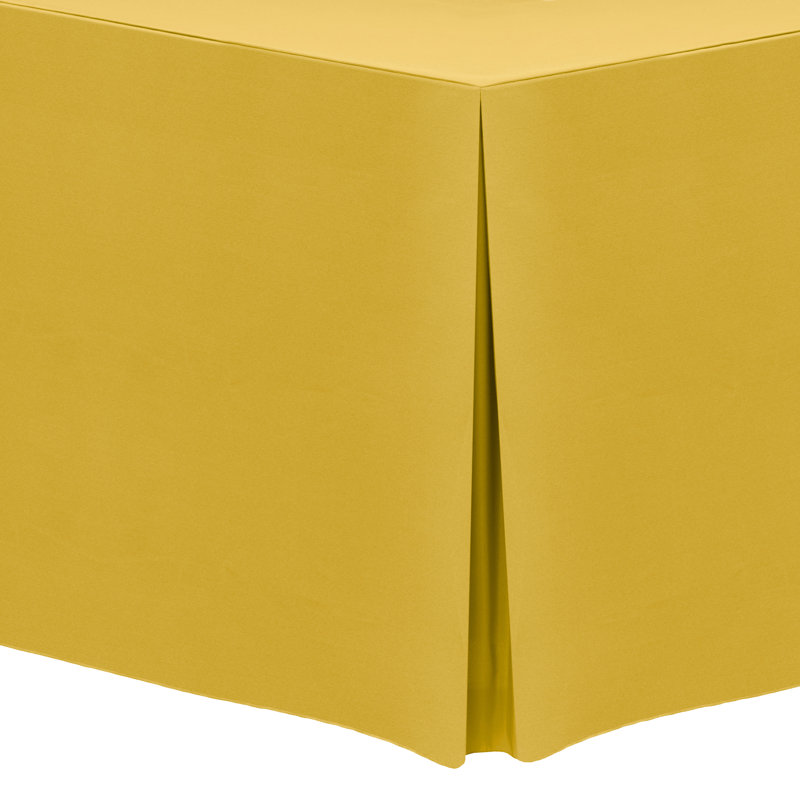Solid Color Tablecloth, 18" x 48", 3, Goldenrod