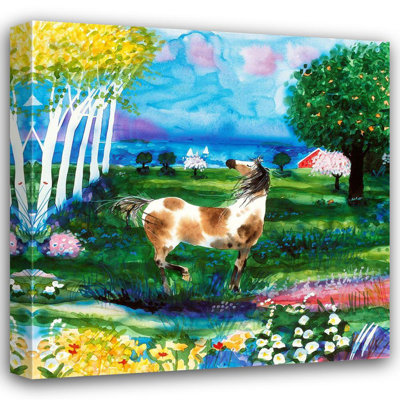 Loon Peak® Smith, Mike Gallery Wrapped Canvas Art: The Horse Who Took Me to the Places She Loved