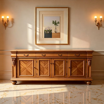 Buffet de maison de grande capacité de style rétro