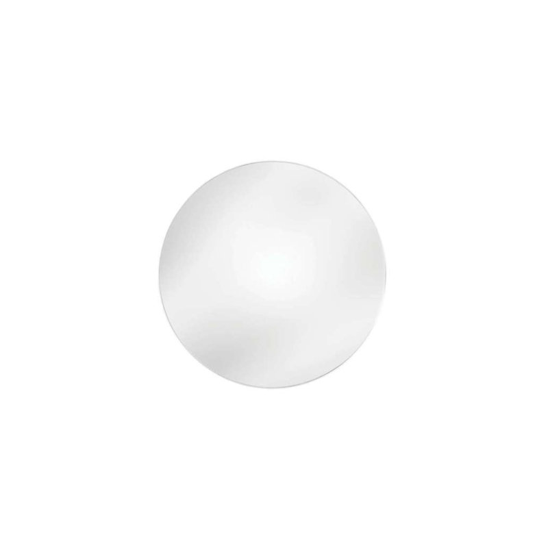 Miroir d'appoint Nieves, Noir, 60 po x 60 po