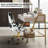 Landynn 21" W Modern Swivel Task Chair with Animal Print Design-1614116103
