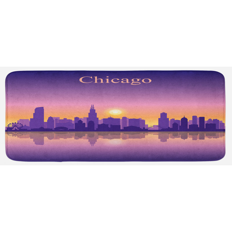 Tapis de cuisine Chicago Skyline