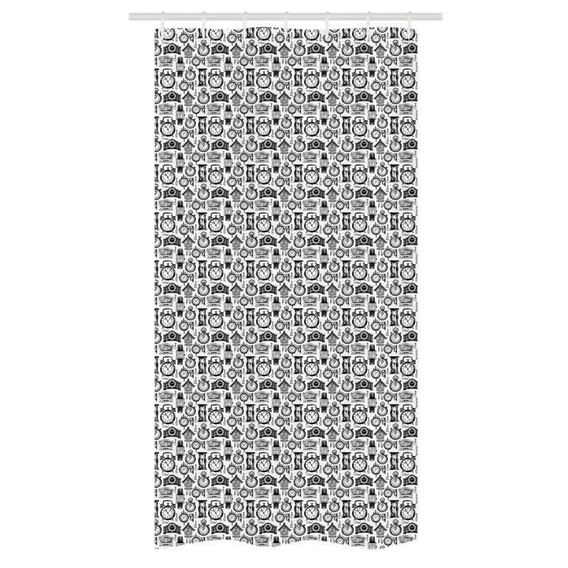 Shower Curtain with Hooks Included, 72" H x 36" W