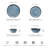 ALOFMO Handcrafted Charm 16 Piece Stoneware Dinnerware Sets-Service For 4-588582844