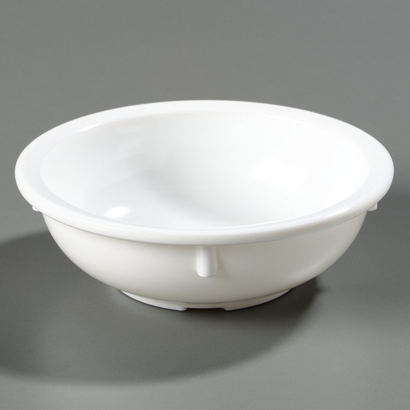 10 oz. Angeliza Bol en mélamine Nappie, Blanc