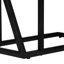 Table d'appoint, en forme de C, bout, côté, collation, salon, chambre à coucher, métal, stratifié-426354135