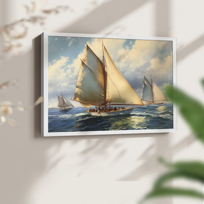 Nautical Series-CCXXXI -Framed Print - Restickable