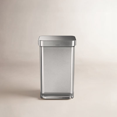 simplehuman 12gal Rectangular Step-On Can