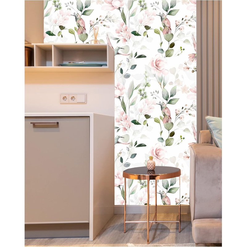 Papier peint auto-adhésif Boho Floral Bird