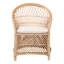 Fauteuil en rotin naturel tressé