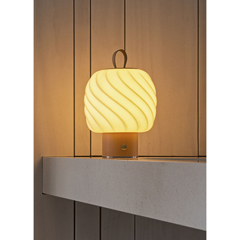 Lampe de table 10,24 po, Marron
