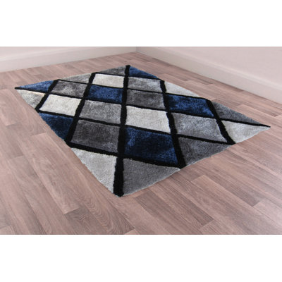 Deniz Geometric Hand Woven Area Rug