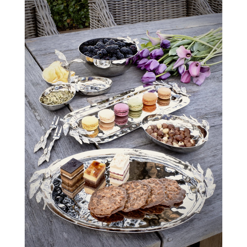Oliveira Metal Decorative Tray