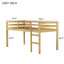 Lit mezzanine simple Orrtanna par Harriet Bee-290758464-289155200
