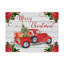 «Red Red Truck Christmas» par Deagen, impression sur toile tendue-30355077