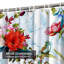Rideau de douche avec 12 crochets-129039247