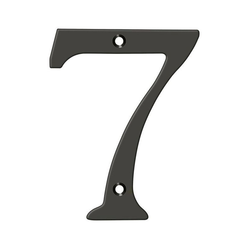 Chiffres de 4 po Deltana, Bronze huilé, 7