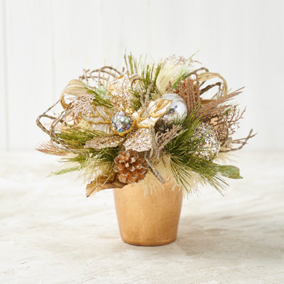 Poinsettia Arrangement in Pot
