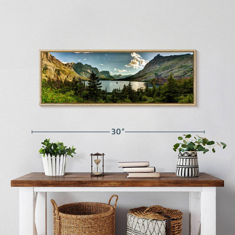 Montana, Montana, Cadre flottant en bois naturel, 28 po x 10 po