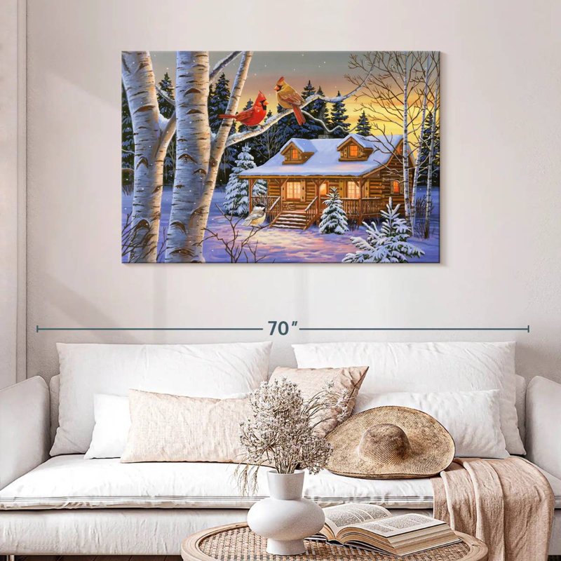 Lilie Rustic Retreat, 30" H x 45" W