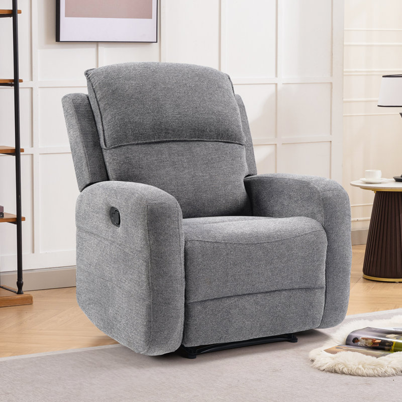 Fauteuil inclinable manuel l 34,3 po Layelle, Gris