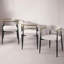 Chaise rembourrée (ensemble de 2)-421353682