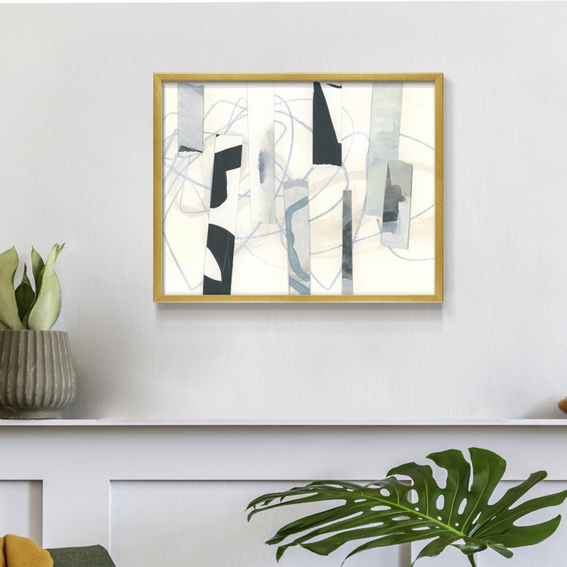 Ice Twine I -Framed Print - Restickable, 22" H x 28" W