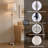 Janousek 60.5" Traditional Metal Floor Lamp With 3-Way Dimmable Roman Column Design-1905783220