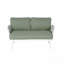 Ensemble de 4 pièces d'extérieur blanc cassé et vert Mariano Steel