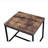 Rectangular Wooden Top End Table