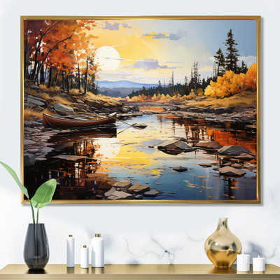 Canada River Rhapsody IV - reproduction sur toile