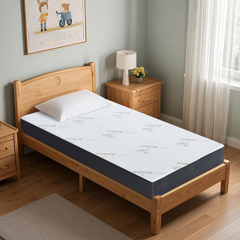 Memory Foam Mattress Medium Feel With Removable Cover, 6", Full