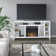 Shrader TV Stand for TVs up to 80" with Electric Fireplace Included