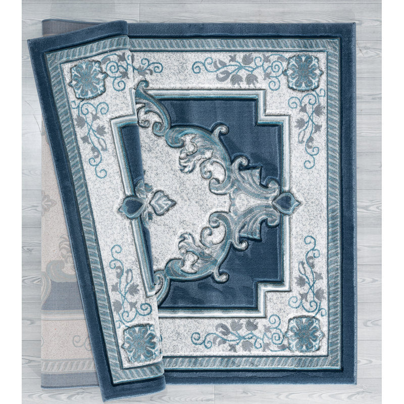 Tapis bleu Josephus, Rectangle 1 pi 10 po x 2 pi 8 po