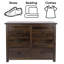 Somerville 3+3 Drawer wide chest of drawers