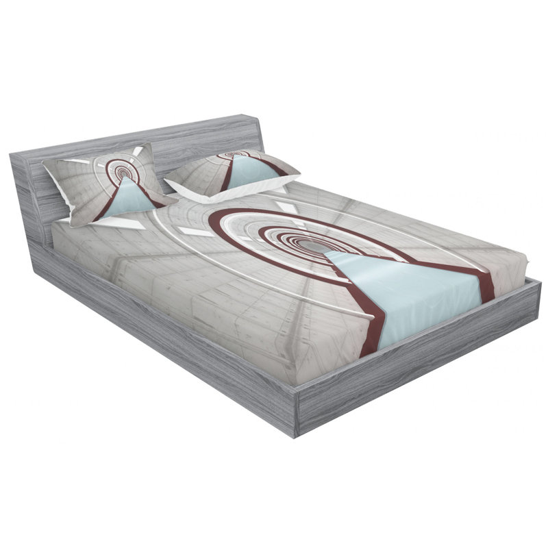 Microfiber Sheet Set, Queen Sheet Set with Fitted Sheet