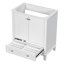 Meuble-lavabo de 30 po sans lavabo, base seulement, armoire de salle de bain avec portes et tiroir, structure solide et panneau de fibres à densité moyenne-874454781