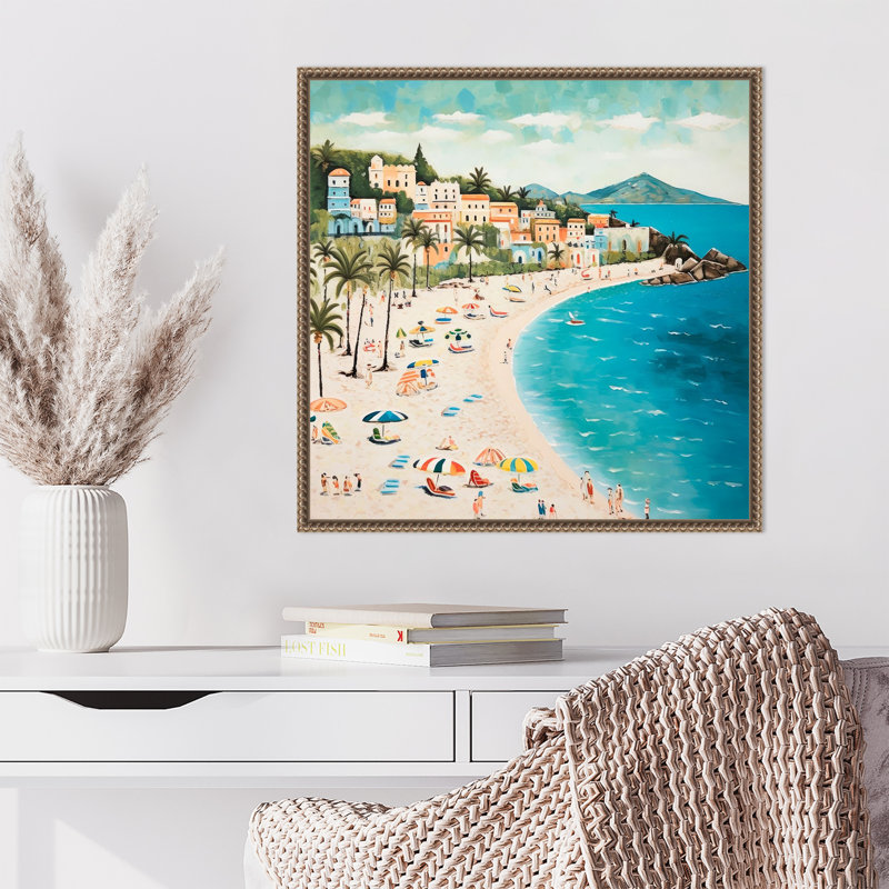 «By the Waters Edge II» par Lazar studio, reproduction d'art sur toile encadrée, H 22 po x l 22 po