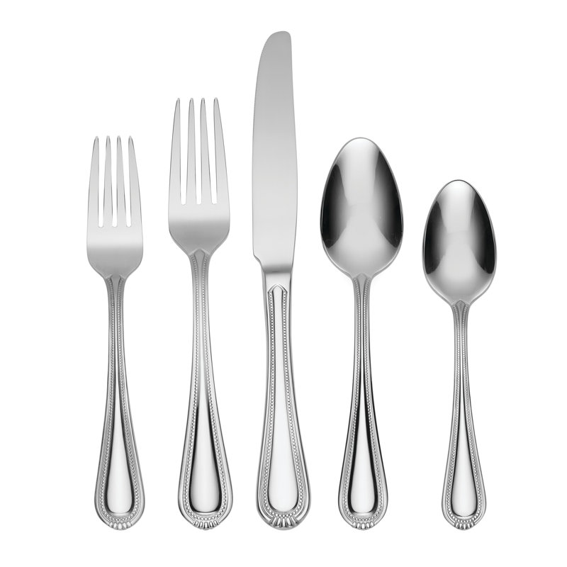 Oneida Countess 45 Piece Everyday Flatware Set, Service For 8