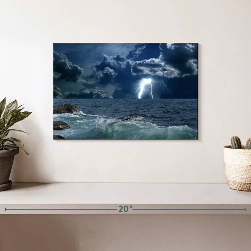 Alvord Ocean Storm Bolt, 8" H x 12" W