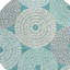 Tapis d'intérieur rond 8 pi