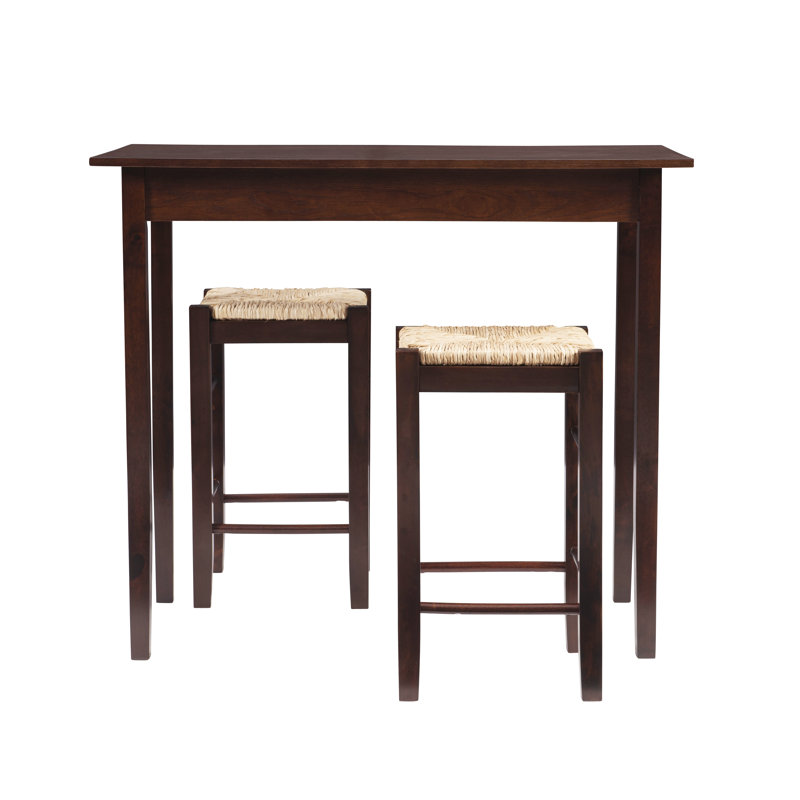 Tenney 2 - Person Four Leg Dining Set