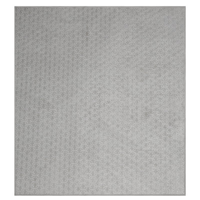 Tapis géométrique gris