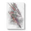 Neon Lightning Bolt In Abstract - Wrapped Canvas-55308269