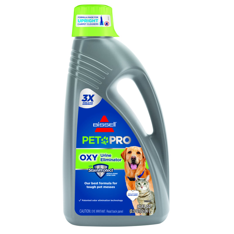 BISSELL PET PRO OXY Urine Eliminator Carpet Cleaning Formula, 48 oz