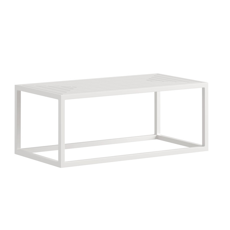 Rectangle Cocktail Table, Alabaster
