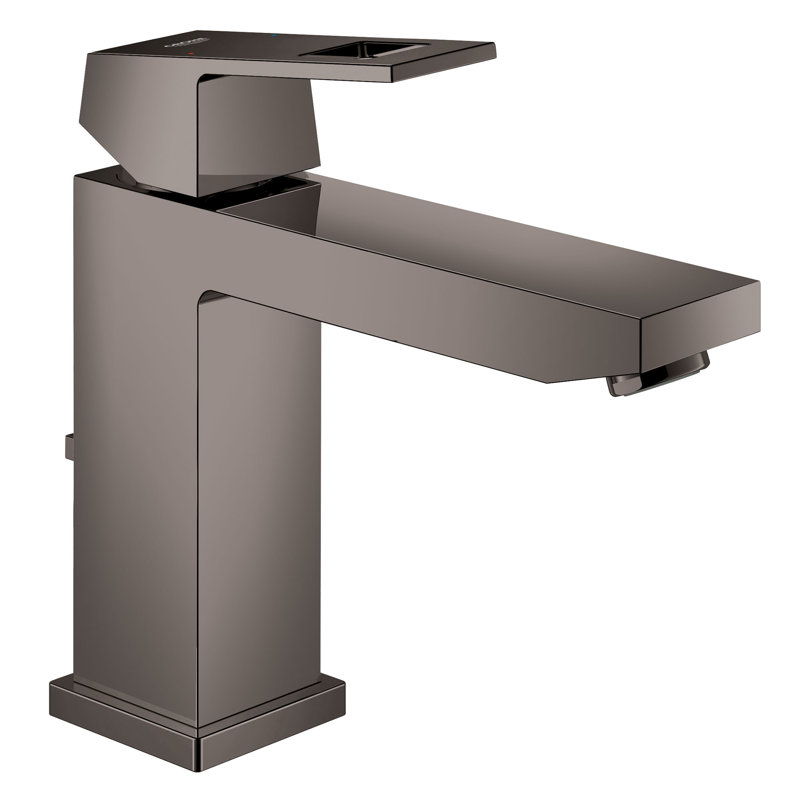 Eurocube® Vessel Sink Bathroom Faucet with Drain Assembly, Hard Graphite